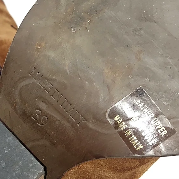 Emanuele Crasto Brown Suede Western Boots EU 39 - Picture 9 of 14